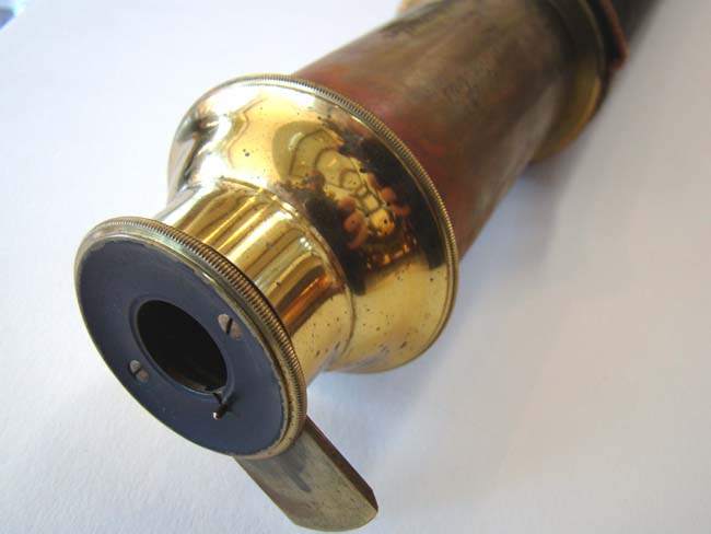 An Outstanding 19th century single-draw Telescope signed "Made by Bardou of Paris for Riggs and Brother, Philadelphia" circa 1850-1870 — image 4